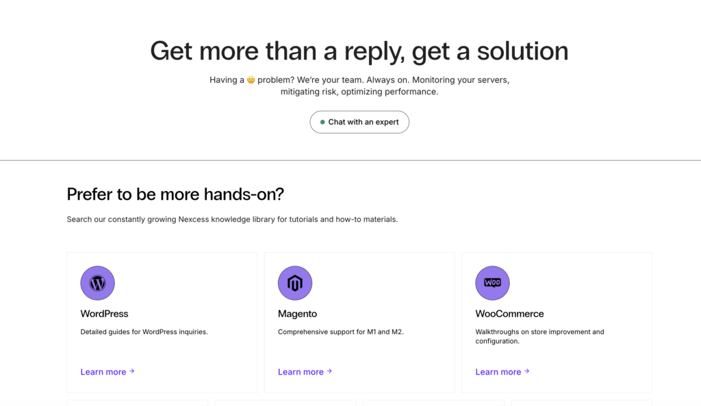 With managed cloud hosting, you’ll have access to 24/7 customer support