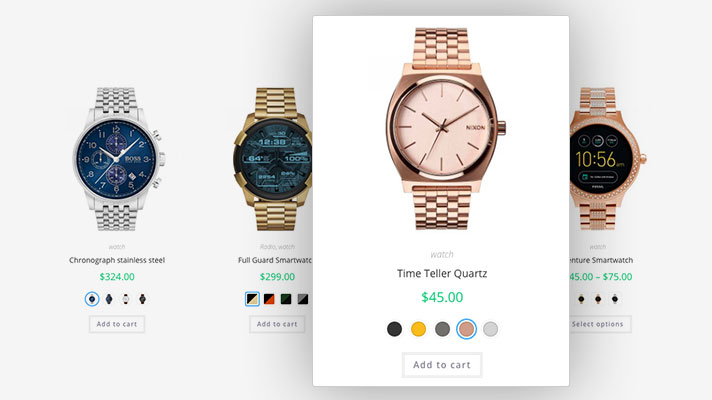 Variation Swatches For WooCommerce 