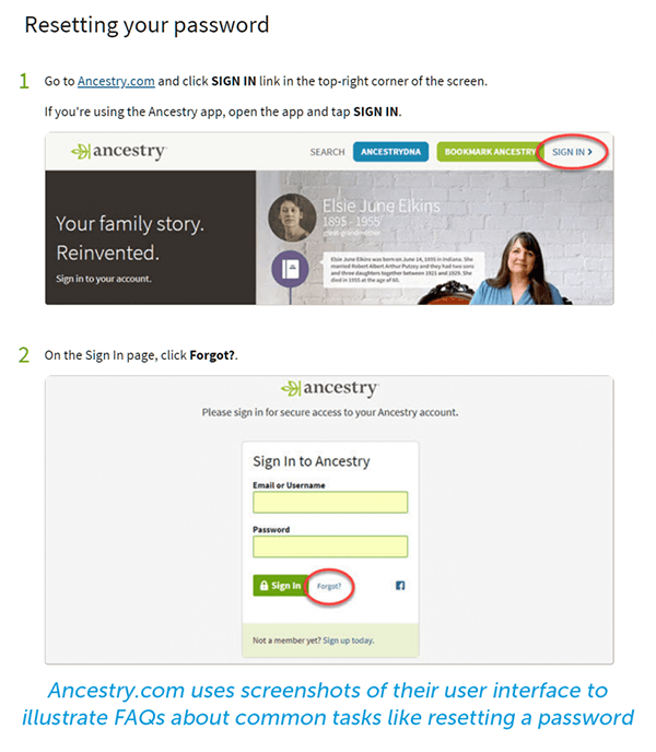 ancestry resetting your password multimedia faq