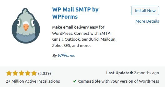 WP Mail SMTP plugin