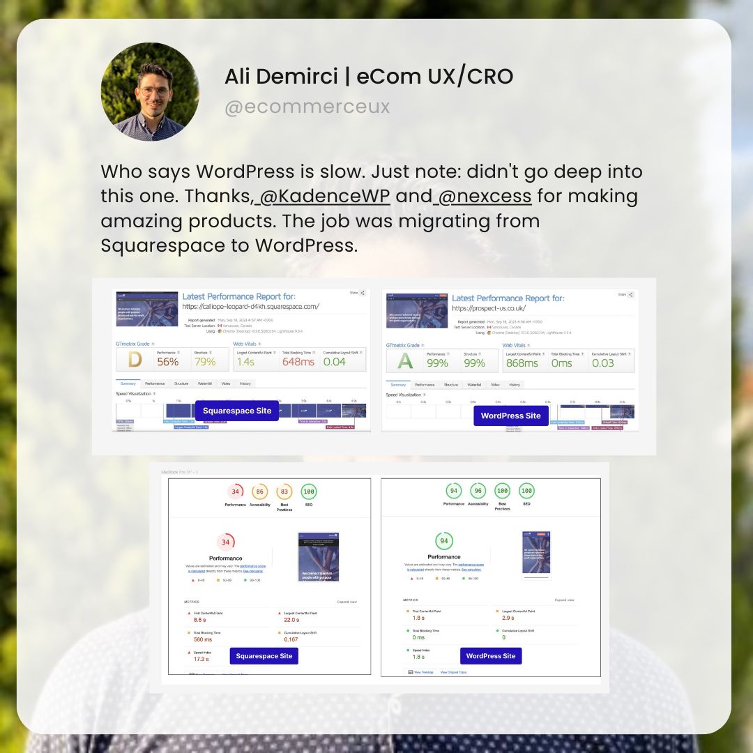 A tweet from Ali Demirci