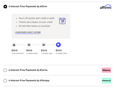 Buy now, pay later (BNPL) with Adidas