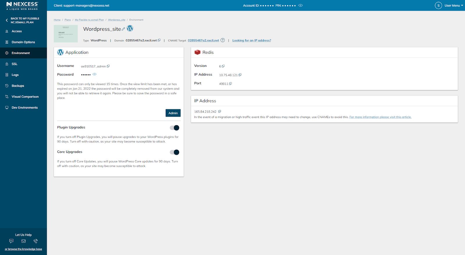 WordPress core and plugin updates are included in these plans. You can enable or disable them (for 90 days only) in the Environment section of the site dashboard.