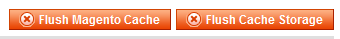 Flush Magento Cache and Flush Cache Storage