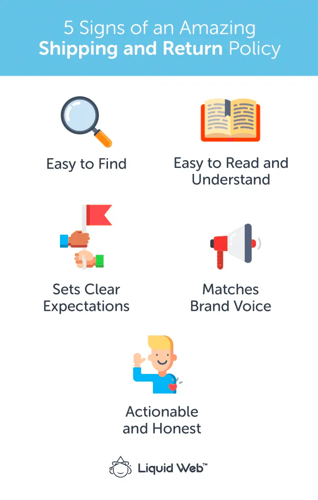 Signs of an amazing shipping and return policy