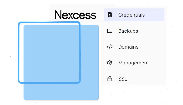 This includes viewing and modifying your site's credentials, managing and scheduling backups, adding or removing domains, adjusting management settings, handling SSL certificates for secure connections, and even checking logs for any issues or activities.