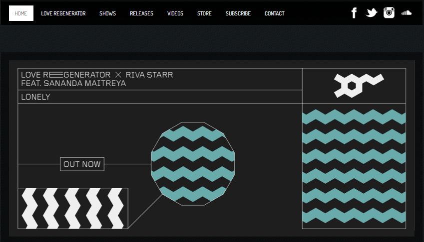 Calvin Harris has one of the best celebrity websites