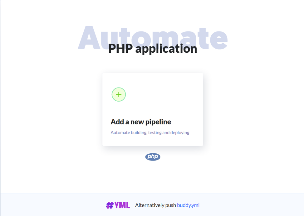 Adding your first action in Buddy