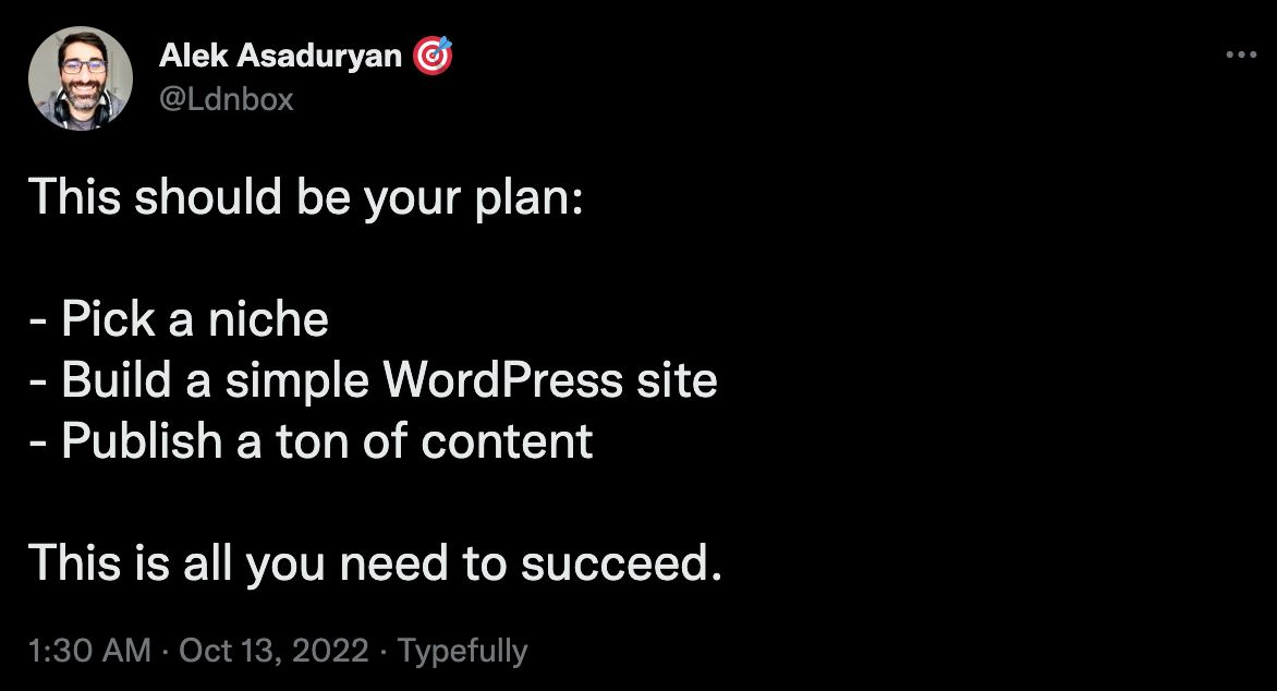 A tweet from @Ldnbox that reads 