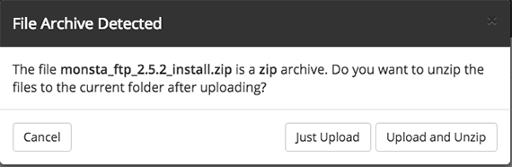 upload popup