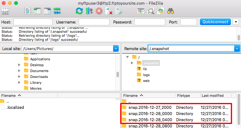 seeing your snapshots