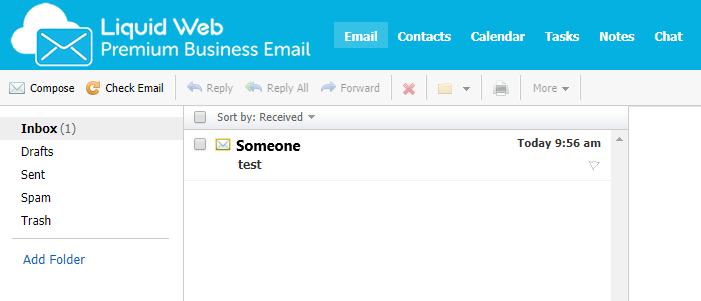 branded webmail interface