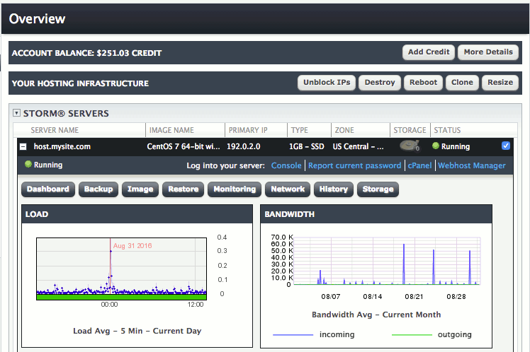 rebooting your server