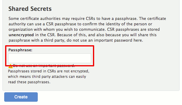choosing a passphrase