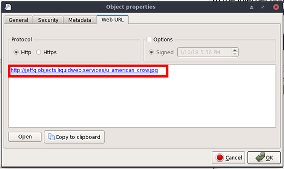 image url highlighted