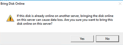 multiserver warning dialog
