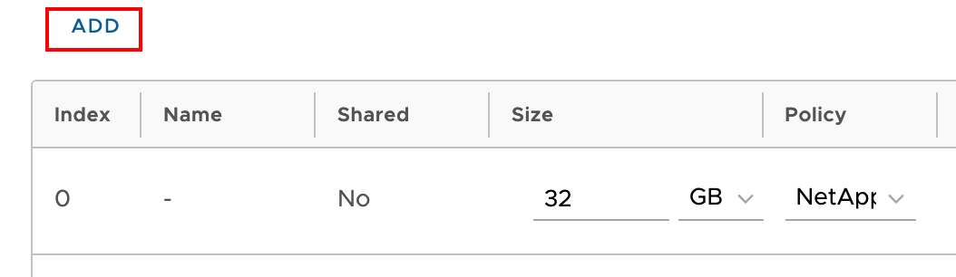 add hard disk link highlighted