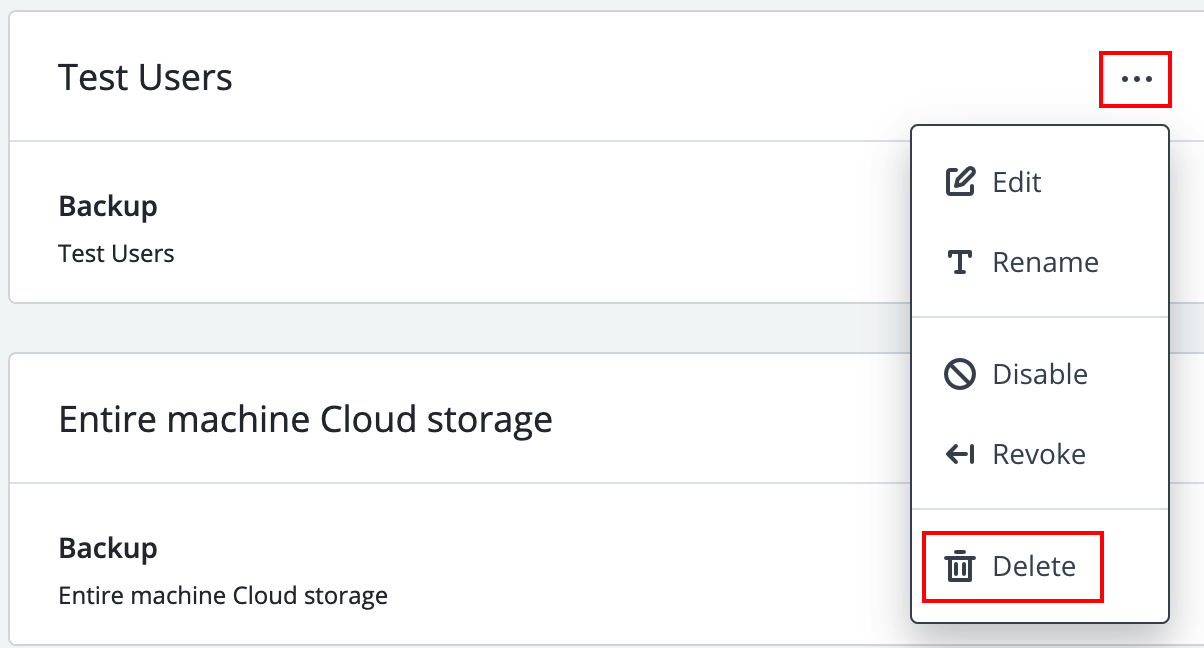 delete protection plan link