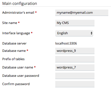 choosing your site settings