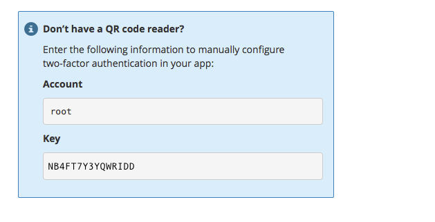 code for no qr reader
