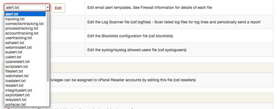 lfd alerts drop down