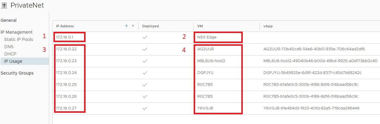 example IP usage screen