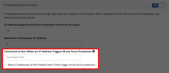 command section to run when triggered
