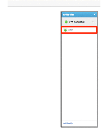 gif showing chat window pop out