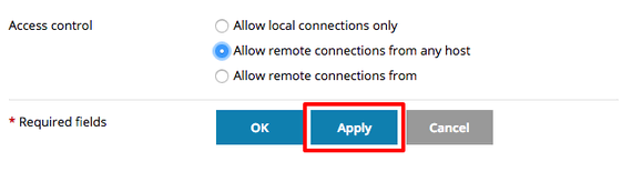 apply button highlighted