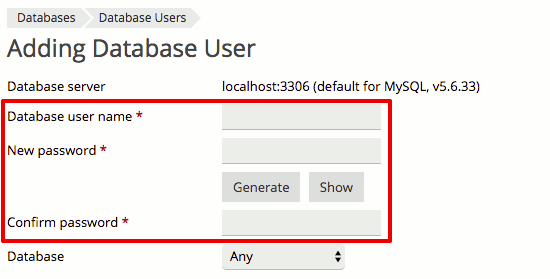 gif showing adding user and password