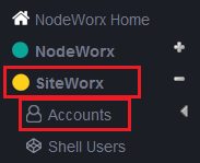 sitworx account link highlighted