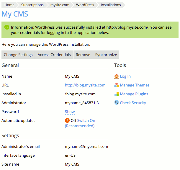 gif showing location of url
