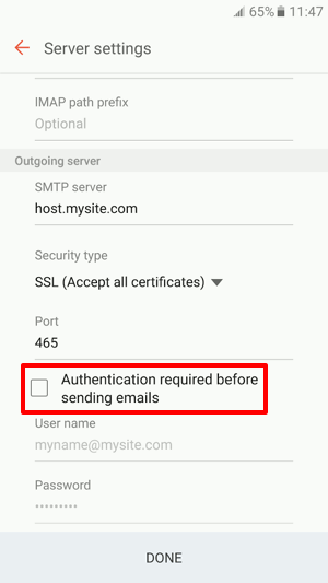 forcing authentication