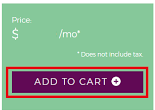 add to cart button highlighted