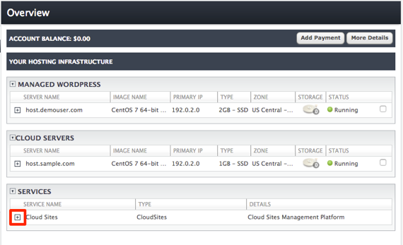plus sign highlighted