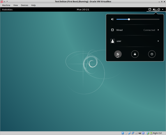 tools icon highlighted