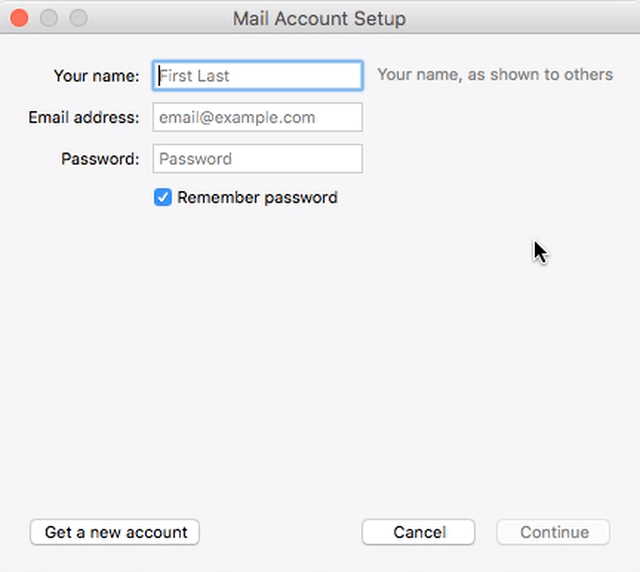 automatic email settings