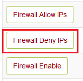firewall deny ips button highlighted