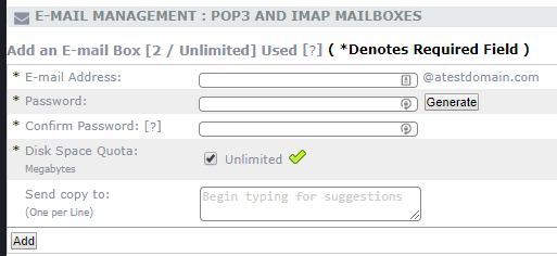 add email account screen
