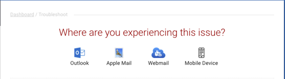 email client button list