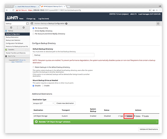 validate highlighted