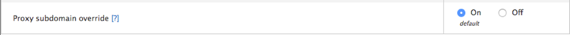 override proxy domain section