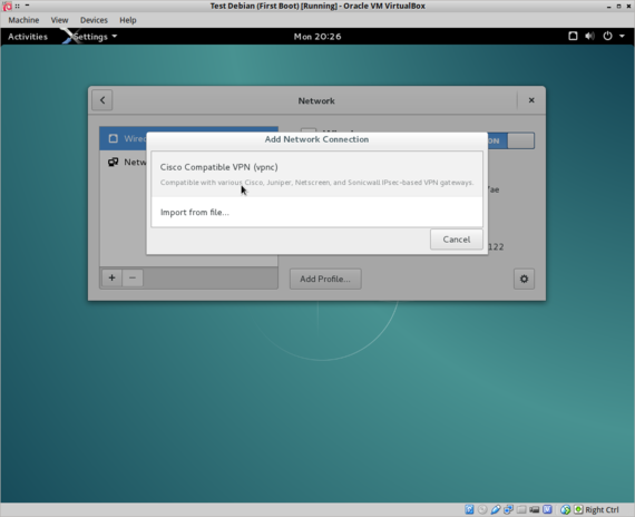 cisco compatible vpn highlighted