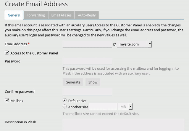 choosing your email settings