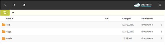 file manager home page