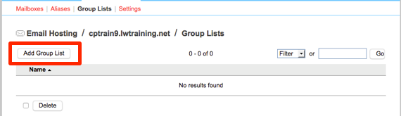 add group list button highlighted