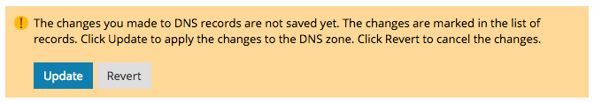 update your DNS