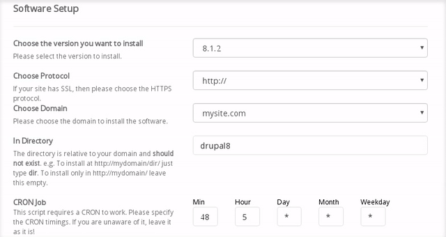 choosing your site settings