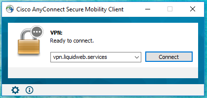 vpn connection dialogue box