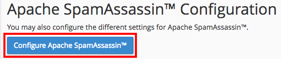configure SpamAssassin
